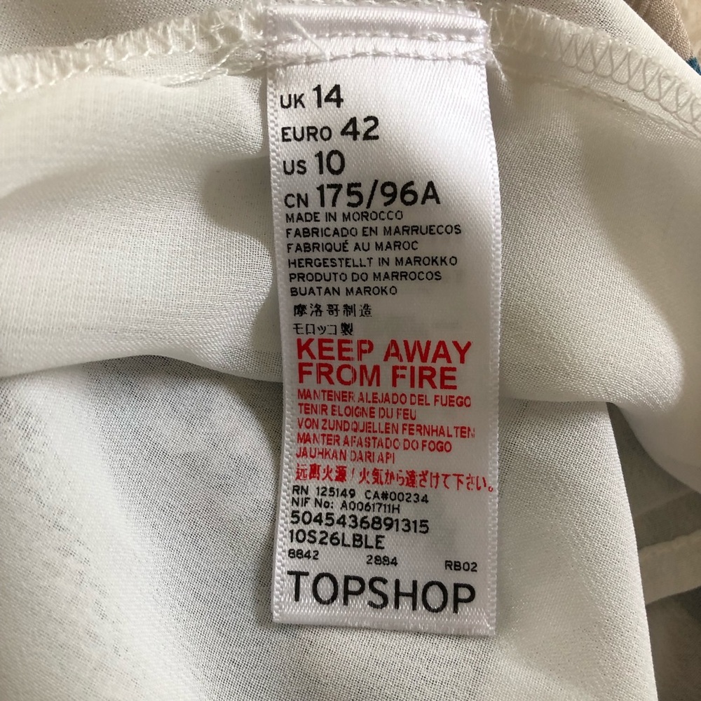 Topshop sheer floral dress - Picture 8 of 8